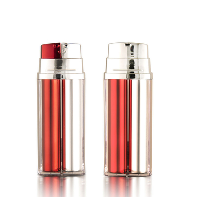 PETG Pump Bottle , 30ML Cosmetic Airless Bottles For Personal Skin Care Cream