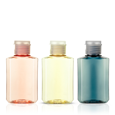 Colorful 2 Oz Empty Hand Sanitizer Bottles Durable Plastic R-PET Bottle