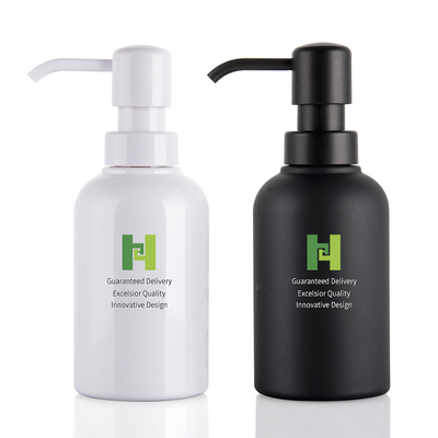 300ml Soap Dispenser Bottles , Plastic Bottle With Pump Dispenser