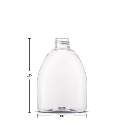 Clear Liquid Soap Bottles Eco Friendly Cleansing Empty Plastic Bottle 250ml