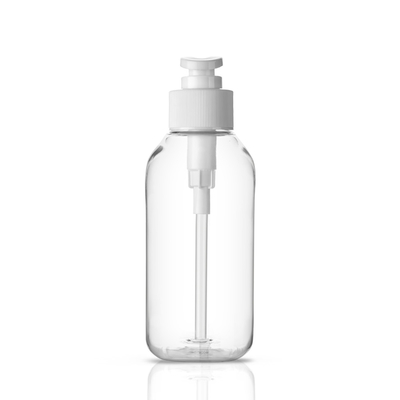 Clear Liquid Soap Bottles Eco Friendly Cleansing Empty Plastic Bottle 250ml