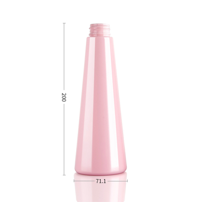 400ML Eco Friendly Spray Bottles , Pink Empty PET Plastic Bottles With Trigger Sprayer