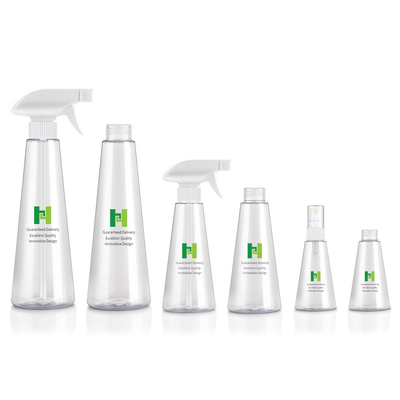 400ML 200ML Plastic Spray Bottles 60ML Environment Friendly PET For Beauty Care