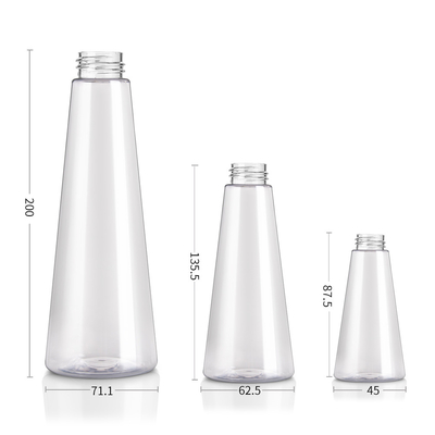 400ML 200ML Plastic Spray Bottles 60ML Environment Friendly PET For Beauty Care