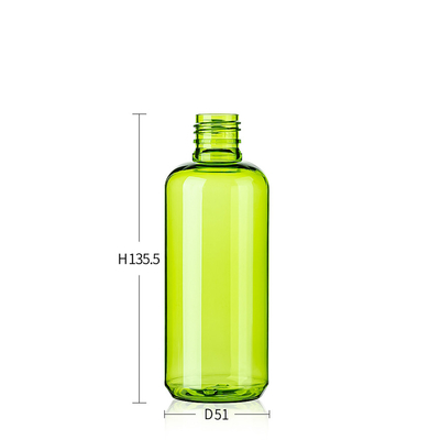200ML Eco-Packaging R-PET Plastic Cosmetic Bottles For Emollient Water