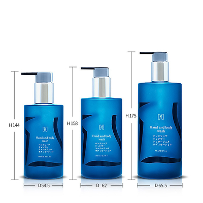 Matte Finish 200ml 300ml 350ml Shampoo Bottle With Aluminum Pump