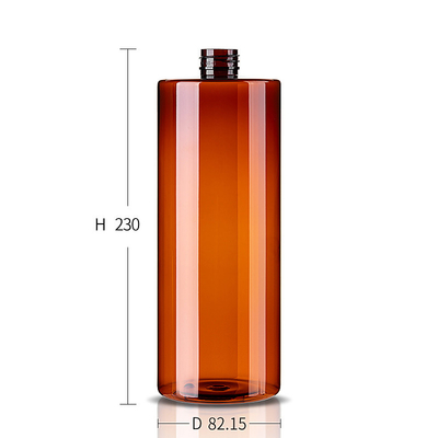 Custom Logo Large Capacity Plastic Shampoo Bottles With Dispenser