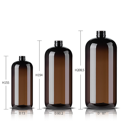 Shampoo PET Bottles 500ml 750ml 1000ml Bathroom Shampoo Dispenser Bottles