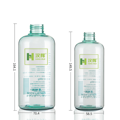 Skin Friendly Plastic Shampoo Bottles 500ML 300ML For Hair Condition Lotion