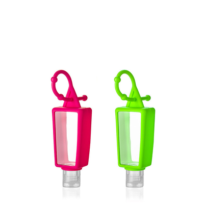 1 Oz 30ml Empty Hand Sanitizer Bottles , Empty Clear Plastic Bottles With Flip Cap