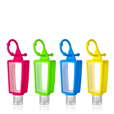 1 Oz 30ml Empty Hand Sanitizer Bottles , Empty Clear Plastic Bottles With Flip Cap