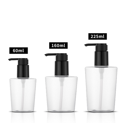 R-PET Lightweight Transparent Shampoo Bottles 60ML 160ML 225ML