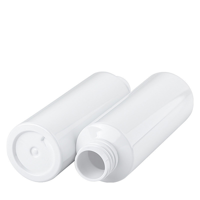 White Cylindrical Plastic Bottles 120ml 4OZ Cosmetic Packaging Bottles For Toning