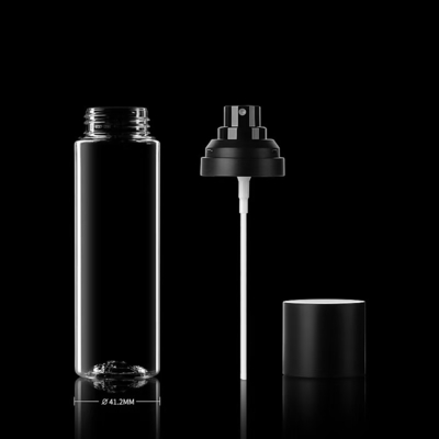 100ml 120ml 150ml Clear Plastic Cosmetic Containers With Fine Mist Sprayer