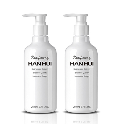 Luxury Recycled Plastic Shampoo Bottles 260ML Solid Color Free Sample