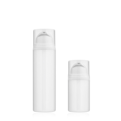 Round Cosmetic Airless Pump Bottles 30ML 50ML 15ML For Skin Care Serum