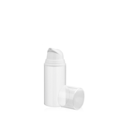 Round Cosmetic Airless Pump Bottles 30ML 50ML 15ML For Skin Care Serum