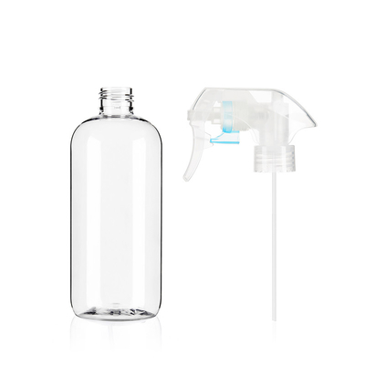 Boston Round 10 OZ Plastic Spray Bottles Water Containers 300ml With Trigger Spray