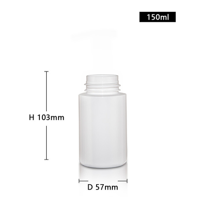 5 OZ Cylinder Foam Pump Dispenser Bottle PET R-PET Plastic For Cleansing Water