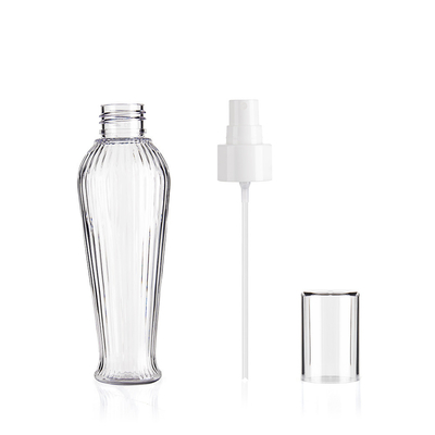 Recycle Plastic Perfume Bottle 100ml Free Sample Custom Color