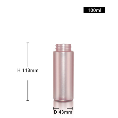 Pearl Color 100ml Plastic PET Spray Bottle With 33/410 Neck Size For Travel Use