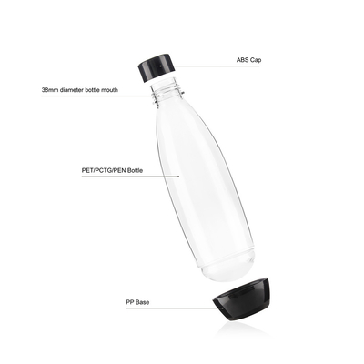 Sparkling Water Maker With CO2 Bottles And BPA-Free 1L Bottle For Sports And Fitness