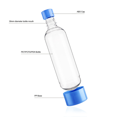 1000ml Silk Print Hot Stamping Transfer Printing Custom Logo Options for Soda Maker Bottle