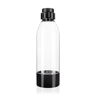 Black Cap And Base 1000ML Soda Maker Bottle For Home Or On-The-Go