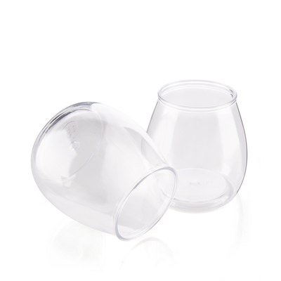 400ml Clear Double Layer Bubble Plastic Cup Suitable For Men Gifts
