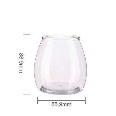 400ml Clear Double Layer Bubble Plastic Cup Suitable For Men Gifts