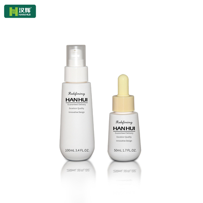 50ML 100ML Empty Body Lotion Bottles Eco Friendly PET PCR Cosmetic Packaging