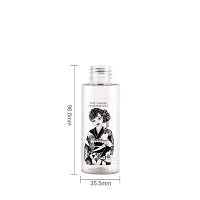 Cylindrical Fine Mist Plastic Spray Bottles 2 OZ Color Customized With Lids
