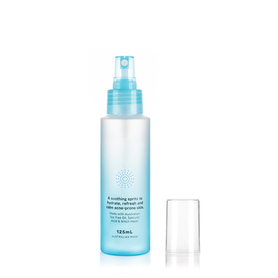 Portable 120ml Plastic Spray Bottles Matte Finish UV Screen Printing