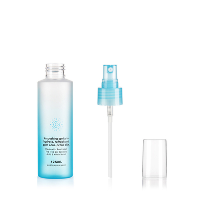 Portable 120ml Plastic Spray Bottles Matte Finish UV Screen Printing