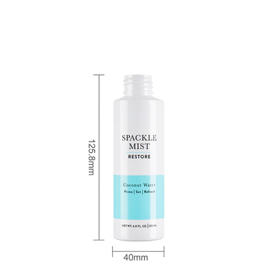 Customized White 4 Oz Plastic Spray Bottles Pcr Pet 120ml With Mist Sprayer