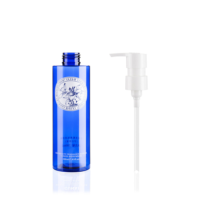 Round 200ML Recyclable PET Plastic Cosmetic Bottles For Hair Oil Body Oil