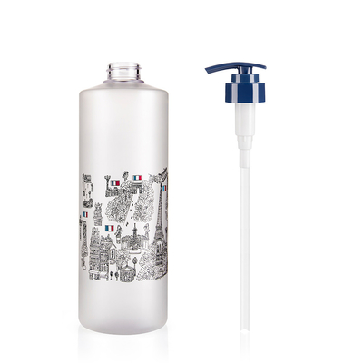 500ML 1000ML Plastic Shampoo Bottles With Pump Custom Logo
