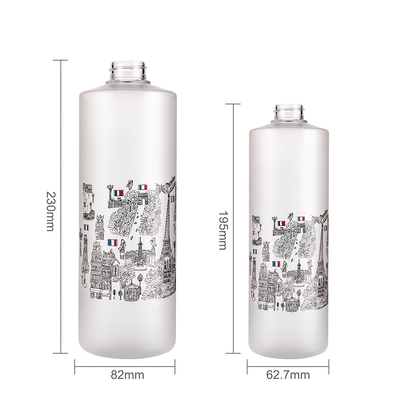 500ML 1000ML Plastic Shampoo Bottles With Pump Custom Logo