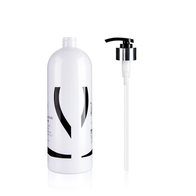 Customized Hair Care Containers 14 OZ 10 Oz Plastic Pump Bottles