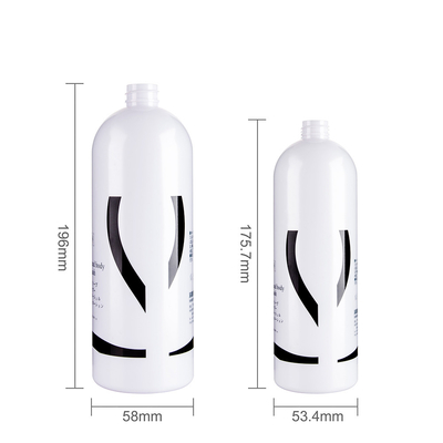 Customized Hair Care Containers 14 OZ 10 Oz Plastic Pump Bottles