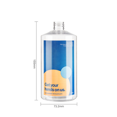 500ML PCR Liquid Soap Bottles Sticker Label Empty Hand Sanitizer Bottle