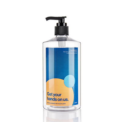 500ML PCR Liquid Soap Bottles Sticker Label Empty Hand Sanitizer Bottle
