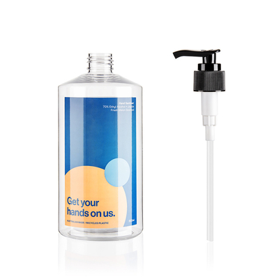500ML PCR Liquid Soap Bottles Sticker Label Empty Hand Sanitizer Bottle