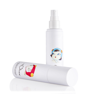 100ml White Custom Plastic Spray Bottles 20/410 Neck Finish With Cap