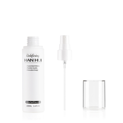 Customized 80ML Plastic Spray Bottles 30° Angle Sprayer Unique PET Material for Cosmetics