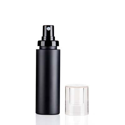 60ml Matte Finish Black Plastic Cosmetic Bottle with Makeup Sprayer Set