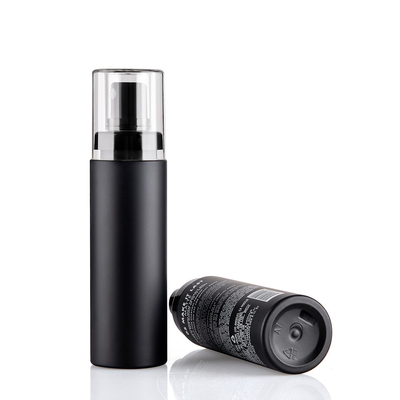 60ml Matte Finish Black Plastic Cosmetic Bottle with Makeup Sprayer Set