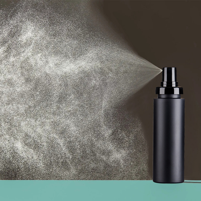 60ml Matte Finish Black Plastic Cosmetic Bottle with Makeup Sprayer Set
