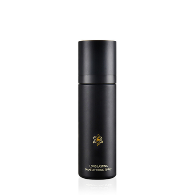 Black Luxury Fine Mist Spray Bottle With Cap 100ML Capacity Customized Service Accepted
