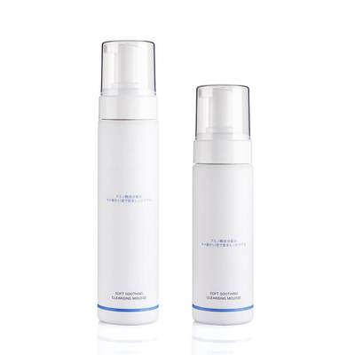 OEM Cosmetic Foam Pump Bottle Matte Finish 180ML 230ML Empty Cylinder